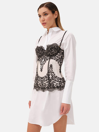 ALVAH Balconette bodice in tulle