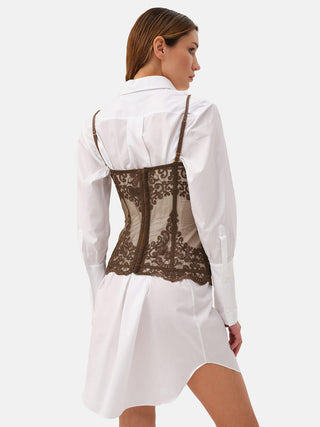 ALVAH Balconette bodice in tulle