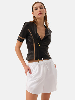 CREAL Short full zipper jacket