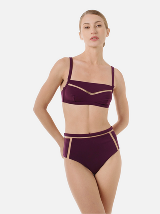 NASSO Top bikini a fascia