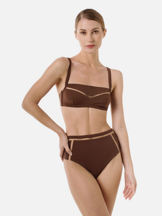 NASSO Top bikini a fascia