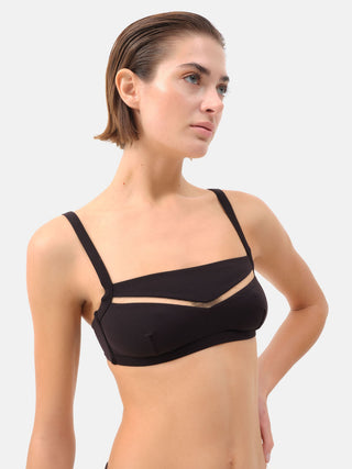 NASSO Top bikini a fascia