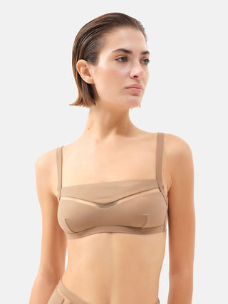 NASSO Top bikini a fascia