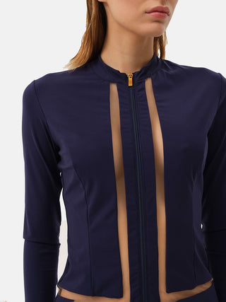 SIT Short full zipper jacket