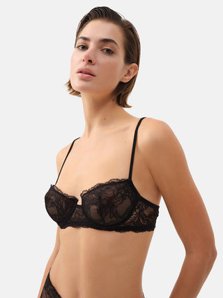 DENNY Lace balconette bra