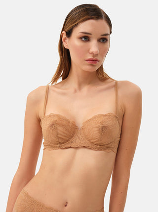 DENNY Lace balconette bra