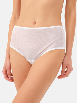 FORGLEN High-waisted tulle briefs