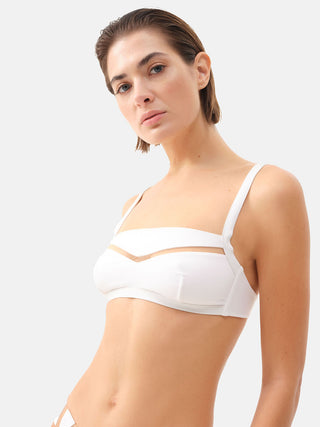 NASSO Bandeau bikini top