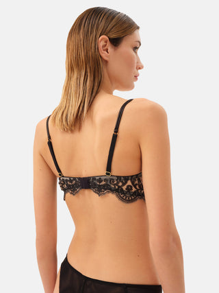 SALEN Tulle balconette bra